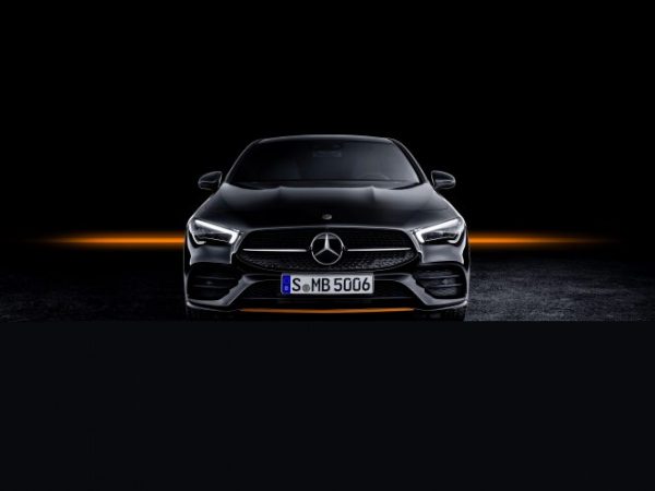 Mercedes-Benz CLA, Edition Orange Art, AMG Line, kosmosschwarz // Mercedes-Benz CLA, Edition Orange Art, AMG Line, cosmos black