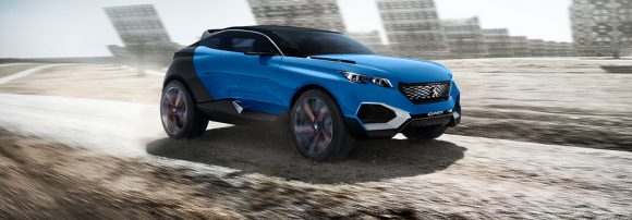Peugeot Quartz konsepti ile yüksek performanslı modeller ile yeni nesil SUV özelliklerini harmanlayarak yepyeni bir bakış açısı getiriyor.