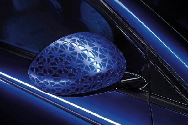 Fiat 500 Kartell Konseptinde ayna tasarımı...